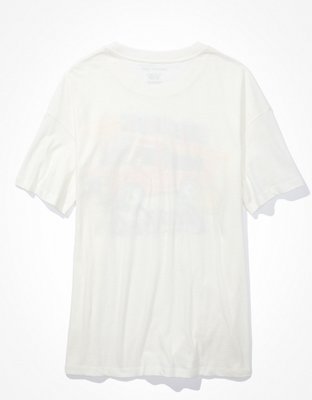 Женские футболки American Eagle AE Oversized Coca Cola Graphic Tee — фото 4