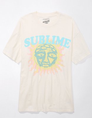 Женские футболки American Eagle AE Oversized Sublime Graphic Tee — фото 2