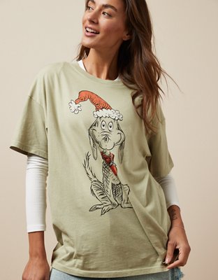 AE Oversized Grinch Graphic Tee