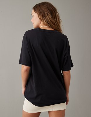 Женские футболки American Eagle AE Oversized Beetlejuice Graphic Tee — фото 2