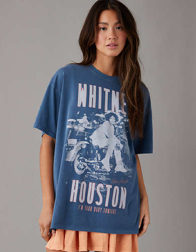 AE Oversized Whitney Houston Graphic T-Shirt
