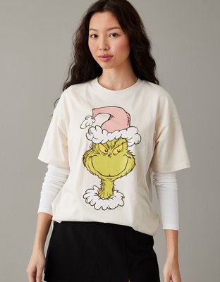 Womens grinch hot sale shirt