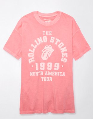 Женские футболки American Eagle AE Oversized Rolling Stones Graphic T-Shirt — фото 3