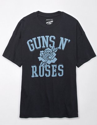 Женские футболки American Eagle AE Oversized Guns N' Roses Graphic Tee — фото 4