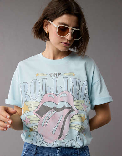 AE Oversized Rolling Stones Graphic T-Shirt