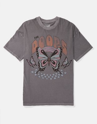Женские футболки American Eagle AE Oversized The Doors Graphic T-Shirt — фото 3