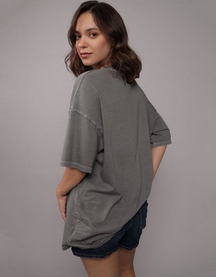 Женские футболки American Eagle AE Oversized The Doors Graphic T-Shirt — фото 2