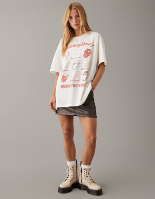 AE Oversized Rolling Stones Graphic Tee