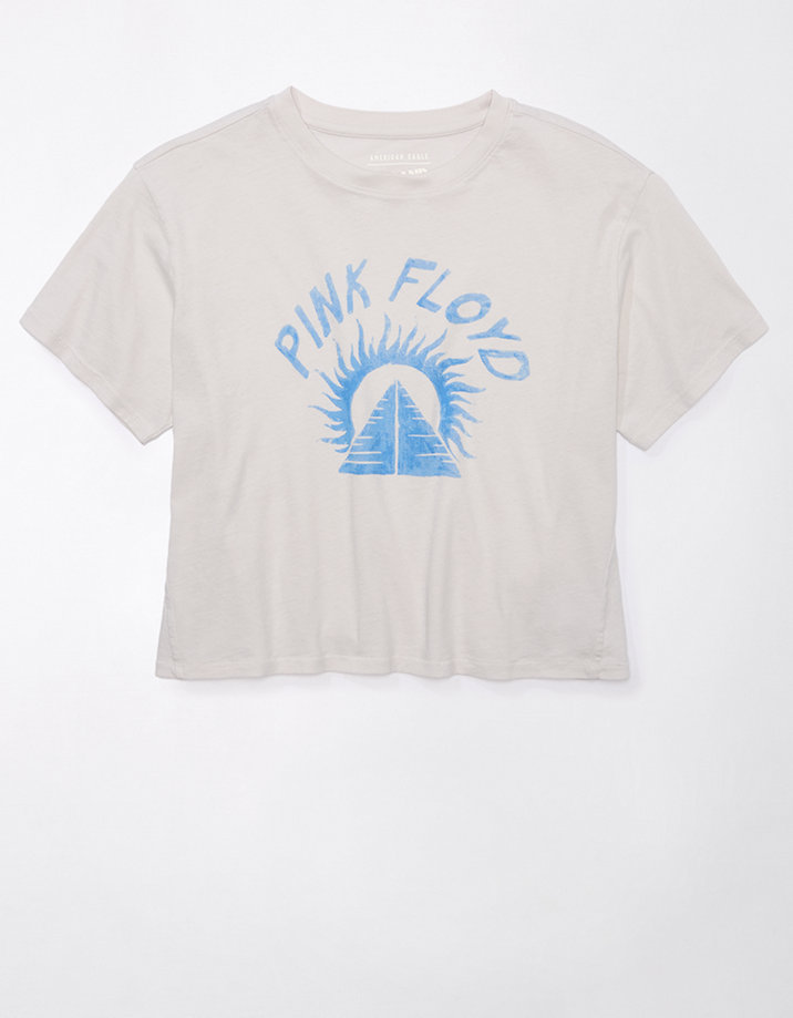 AE Cropped Pink Floyd Graphic Tee