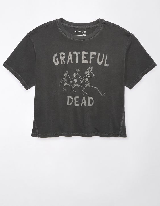 AE Cropped Grateful Dead Graphic Tee