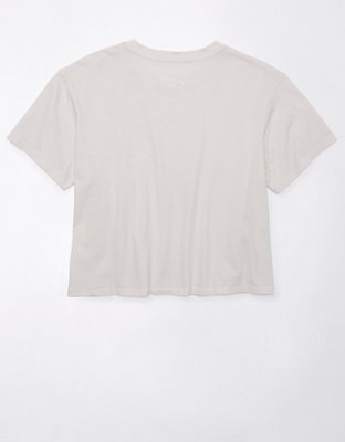 Женские футболки American Eagle AE Cropped Rolling Stones Graphic T-Shirt — фото 4