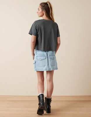 Женские футболки American Eagle AE Cropped Sublime Graphic T-Shirt — фото 2