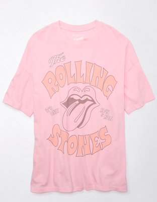 AE T-shirt Extragrande con Gráfico de Rolling Stones