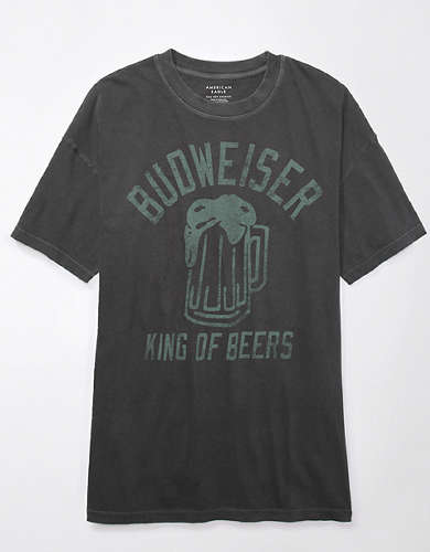 AE Oversized St. Patrick's Day Budweiser Graphic Tee