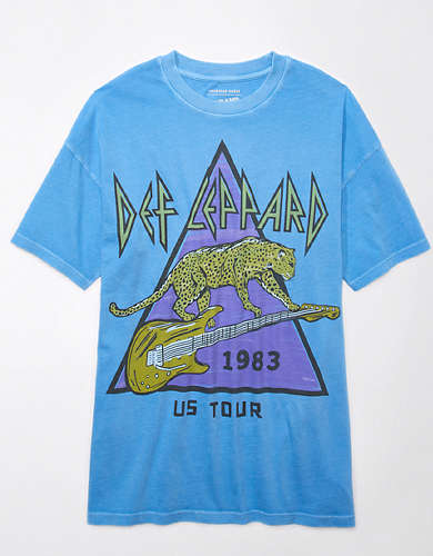 AE Oversized Def Leppard Graphic Tee