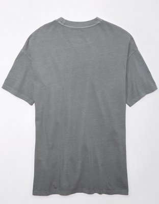 Женские футболки American Eagle AE Oversized Mustang Graphic T-Shirt — фото 4