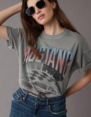 Buy AE Oversized Mustang Graphic Tee online