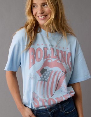 AE Oversized Rolling Stones Graphic T-Shirt