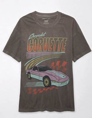 Женские футболки American Eagle AE Oversized Corvette Graphic Tee — фото 2