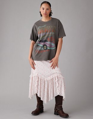 Женские футболки American Eagle AE Oversized Corvette Graphic Tee — фото 5
