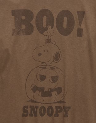 AE T-shirt Extragrande con Gráfico de Snoopy de Halloween