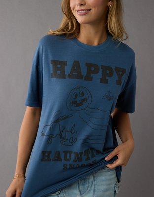 AE Oversized Snoopy Halloween Graphic T-Shirt