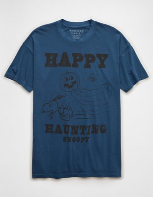 AE Oversized Snoopy Halloween Graphic T-Shirt