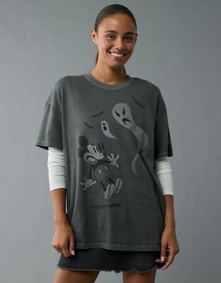 AE Oversized Mickey Mouse Halloween Graphic T-Shirt