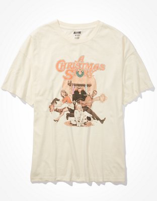 Tailgate Women's A Christmas Story Oversized Graphic T-Shirt