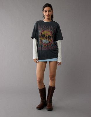 AE Oversized Metallica Graphic T-Shirt