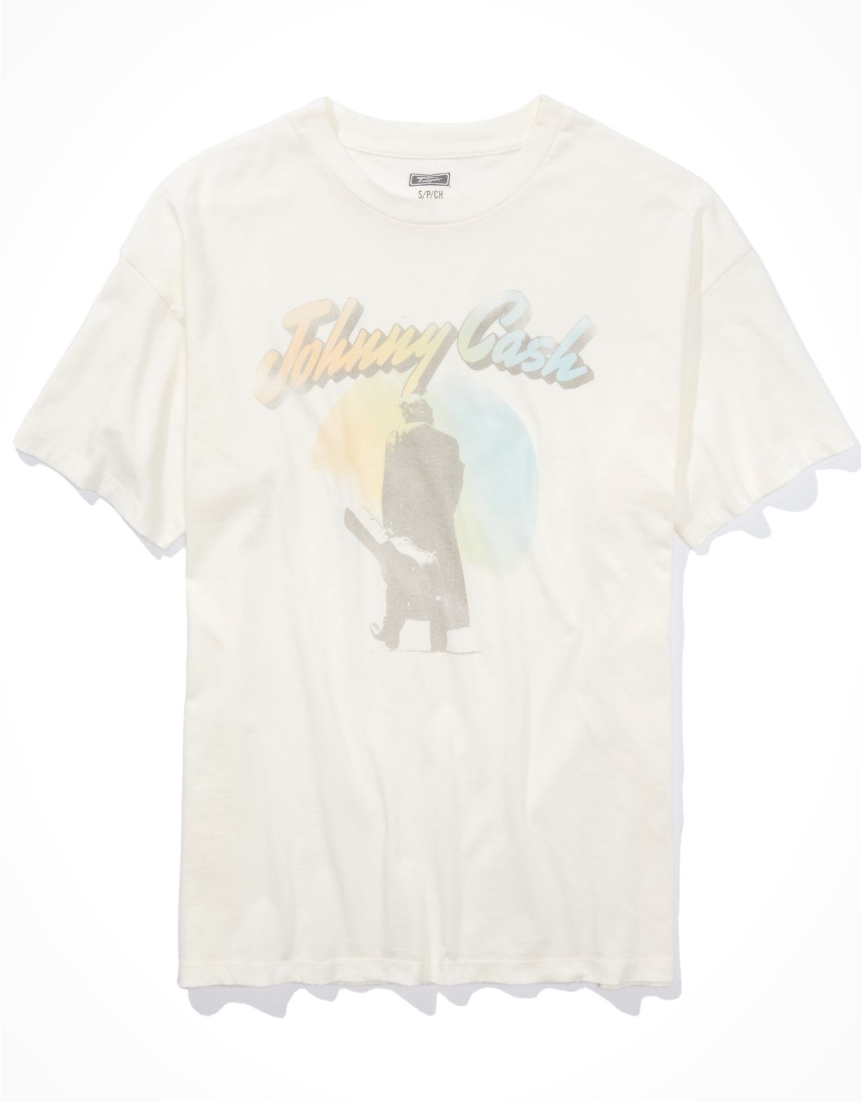 Tailgate Women's Johnny Cash Oversized Graphic T-Shirt