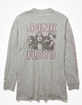 AE Long-Sleeve Oversized Pink Floyd Graphic True Tee