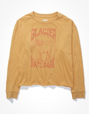 Tailgate Women S Glacier National Park Cropped T Shirt