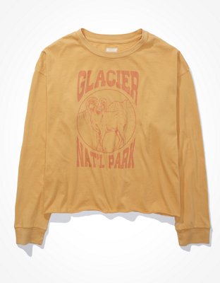 Tailgate Women's Glacier National Park Cropped T-Shirt