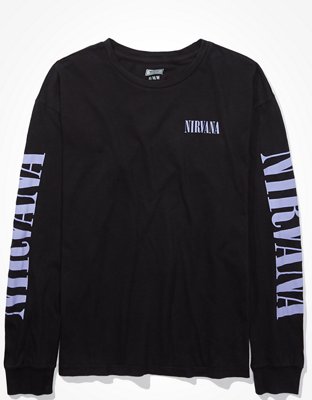 Nirvana long outlet sleeve t shirt