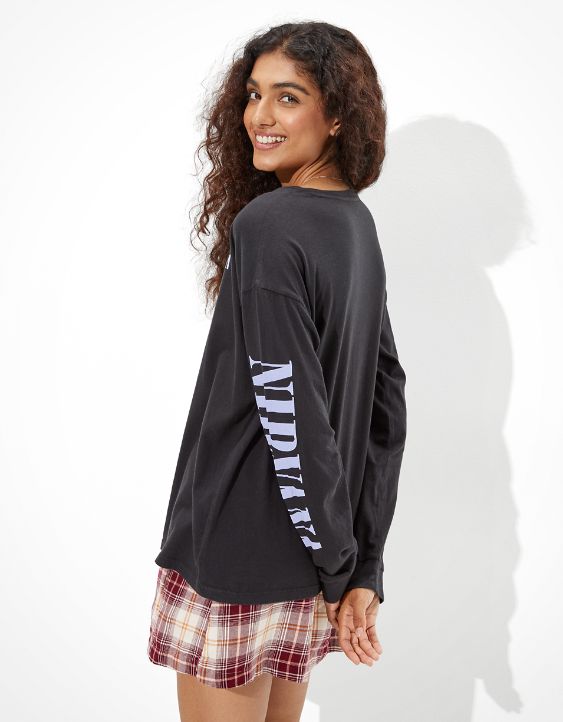 Tailgate Women's Nirvana Long Sleeve Graphic T-Shirt