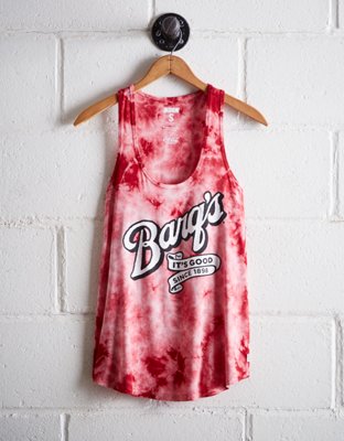 Tailgate Women's Barq's Tie-Dye Scoop Neck Tank - Free Returns