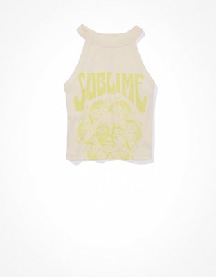 AE x The Ziegler Sisters Cropped Corset Tank Top