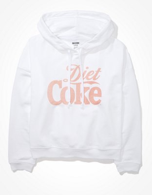 Tailgate Women's Diet Coke Cropped Fleece Hoodie