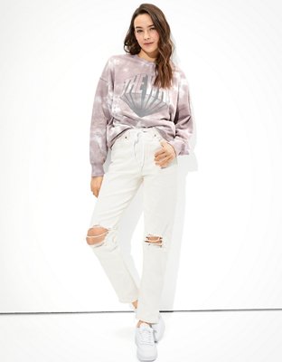 Женские худи American Eagle Tailgate Women's Oversized The Who Graphic Sweatshirt — фото 4