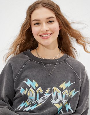 Tailgate Women's ACDC Graphic Fleece Sweatshirt
