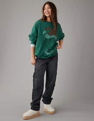 American eagle distressed sweatshirt online