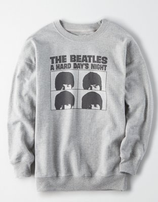 Tailgate Women s The Beatles Oversized Fleece Sweatshirt