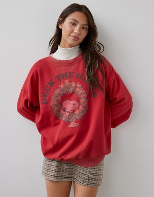 American Eagle Outfitters, Tops, Aeo Tailgate University Of Louisville  Athletics Red Womens Sweatshirt