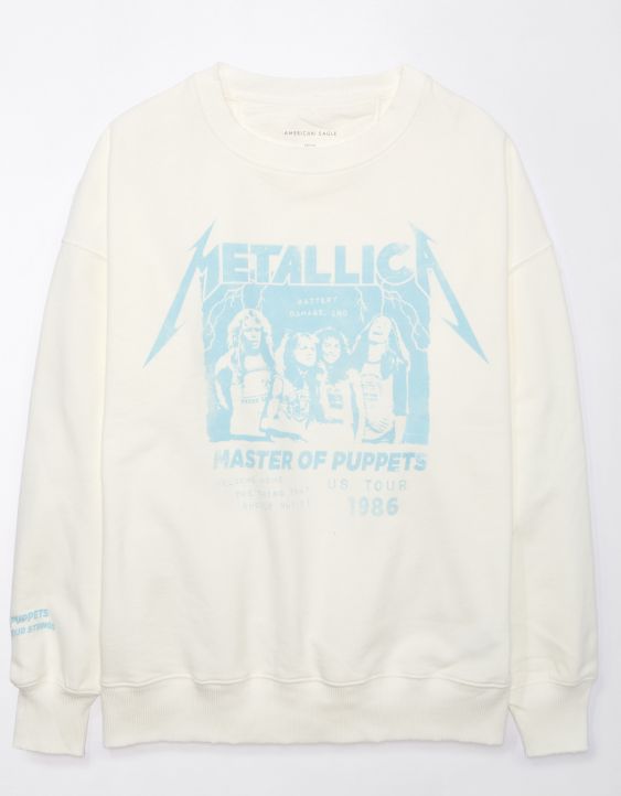 AE Oversized Metallica Graphic Sweatshirt