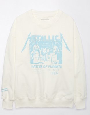 Metallica crew neck sweatshirt hot sale