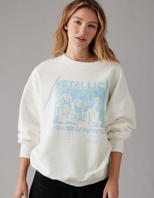 AE Oversized Smiley Graphic Sweatshirt