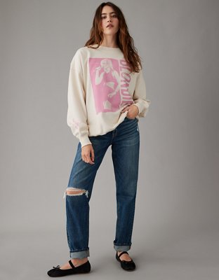 Женские худи American Eagle AE Oversized Blondie Graphic Sweatshirt — фото 5