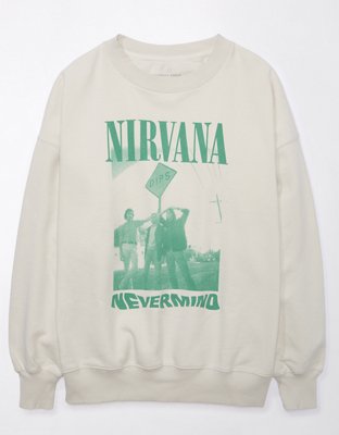 Женские худи American Eagle AE Oversized Nirvana Graphic Sweatshirt — фото 5