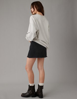 Женские худи American Eagle AE Oversized Nirvana Graphic Sweatshirt — фото 4